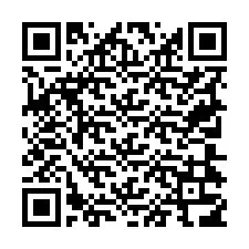 QR-koodi puhelinnumerolle +19704316009