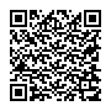QR Code สำหรับหมายเลขโทรศัพท์ +19704317182