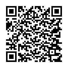 Código QR para número de telefone +19704317378