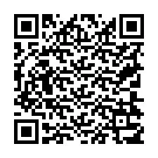 Código QR para número de teléfono +19704317401