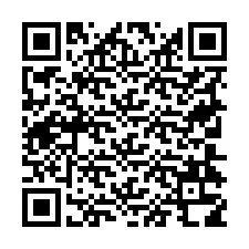 QR Code สำหรับหมายเลขโทรศัพท์ +19704318512