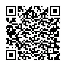 Codice QR per il numero di telefono +19704319096