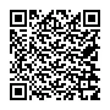 Kod QR dla numeru telefonu +19704319837