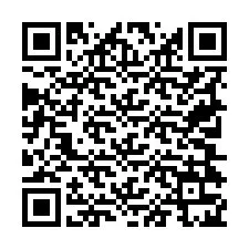 QR-koodi puhelinnumerolle +19704325439