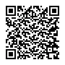 Código QR para número de telefone +19704328924