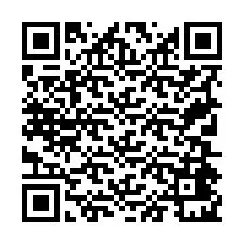 QR kód a telefonszámhoz +19704421871