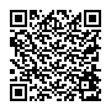 Kode QR untuk nomor Telepon +19704423744