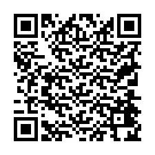 QR Code สำหรับหมายเลขโทรศัพท์ +19704424981