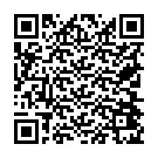 Codice QR per il numero di telefono +19704425323