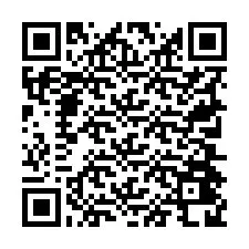 QR kód a telefonszámhoz +19704428368