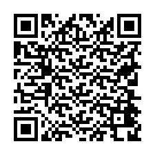 Codice QR per il numero di telefono +19704428862