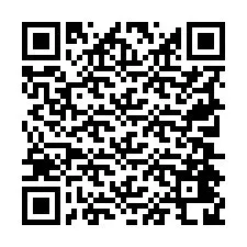 电话号码二维码 +19704428978