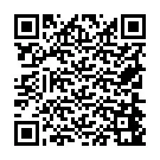 QR kód a telefonszámhoz +19704441117