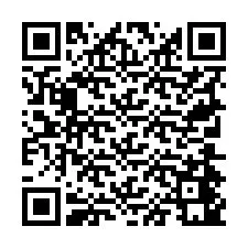 QR-код для номера телефона +19704441184