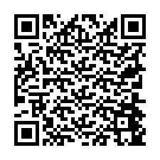 Código QR para número de telefone +19704445344