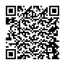 Código QR para número de telefone +19704446766