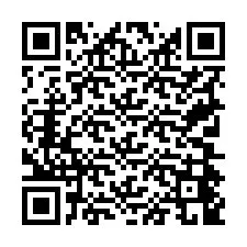 Código QR para número de telefone +19704449031