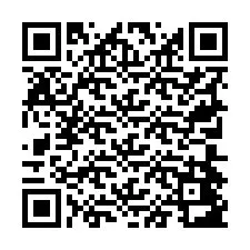 QR kód a telefonszámhoz +19704483208