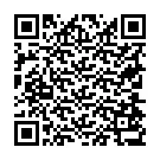 QR Code pour le numéro de téléphone +19704537182