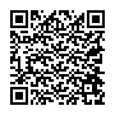 Código QR para número de teléfono +19704679798