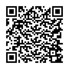 QR kód a telefonszámhoz +19704742660