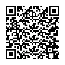 QR kód a telefonszámhoz +19704744990