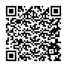 Codice QR per il numero di telefono +19704924706
