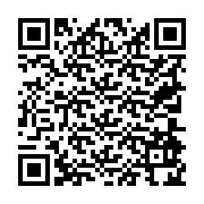 QR-код для номера телефона +19704924909