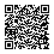 Codice QR per il numero di telefono +19704924918