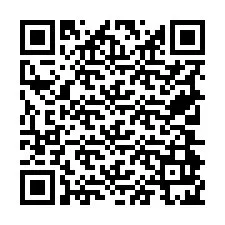 QR-код для номера телефона +19704925063