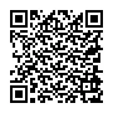 QR kód a telefonszámhoz +19704927844