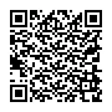 Código QR para número de telefone +19704928000