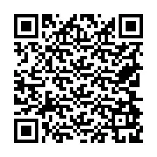 Kode QR untuk nomor Telepon +19704929127