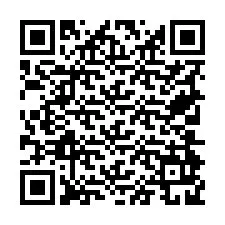 Codice QR per il numero di telefono +19704929493