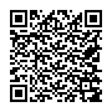 Código QR para número de telefone +19705387637