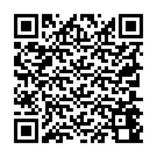 Código QR para número de teléfono +19705440918