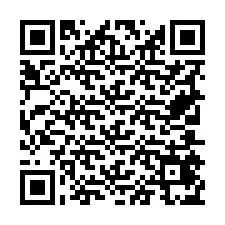 Código QR para número de telefone +19705475487