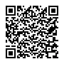 Código QR para número de teléfono +19705738007