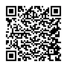 QR-code voor telefoonnummer +19705828773