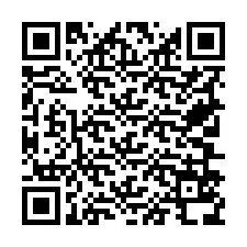 QR Code สำหรับหมายเลขโทรศัพท์ +19706538433