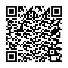 QR-koodi puhelinnumerolle +19707220233