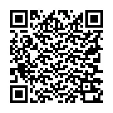 Código QR para número de telefone +19707220234