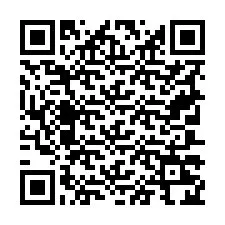 Código QR para número de telefone +19707224445