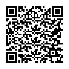 Código QR para número de teléfono +19707224473