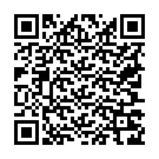 QR Code pour le numéro de téléphone +19707226029