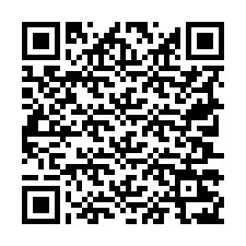 QR Code pour le numéro de téléphone +19707227478