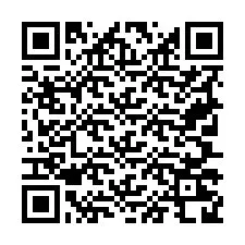 QR-koodi puhelinnumerolle +19707228325