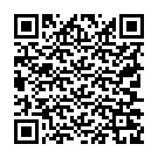 QR Code pour le numéro de téléphone +19707229230