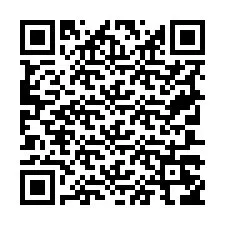 Código QR para número de telefone +19707256811