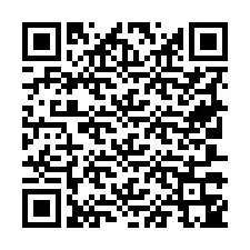 Código QR para número de teléfono +19707345016